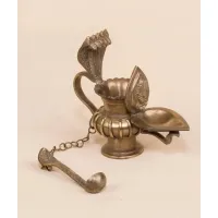 Лампа Линга Бхайрави с ложкой, Иша Лайф; Linga Bhairavi Lamp with Spoon, Isha Life